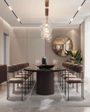 Hostess Table, Marble Coffee Table & Black Marble Dining Table