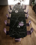 Black Marble Dining Table, Round Marble Dining Table Dubai