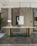 Buy Custom 12–16 Seater Armani Marble Dining Table UAE/Dubai