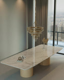 Alabaster Marble Top Dining Table & Round Marble Table Designs