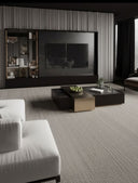 The Obsidian Fluted Media Wall