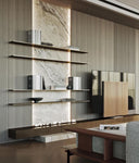 The Lumina Marble & Slate Media Wall
