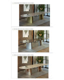 Alabaster Marble Top Dining Table & Round Marble Table Designs