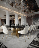 Stardust black marble dining table Dubai / UAE