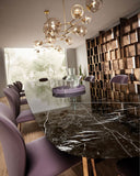 Black Marble Dining Table, Round Marble Dining Table Dubai